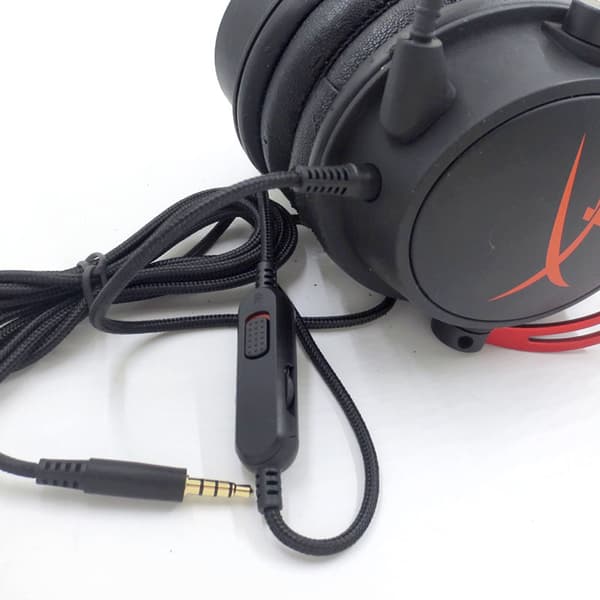 Hovedtelefonkabel med mute til både hovedtelefon og mikrofon til Cloud Mix og Alpha Headset