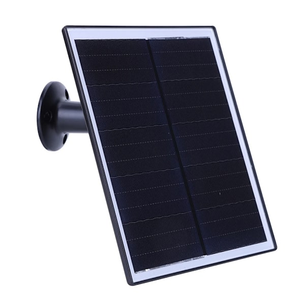 Solpanel för övervakningskamera, 6W Solpanel Typ-C, Kamera Solpanel för uppladdningsbart batterikamera White