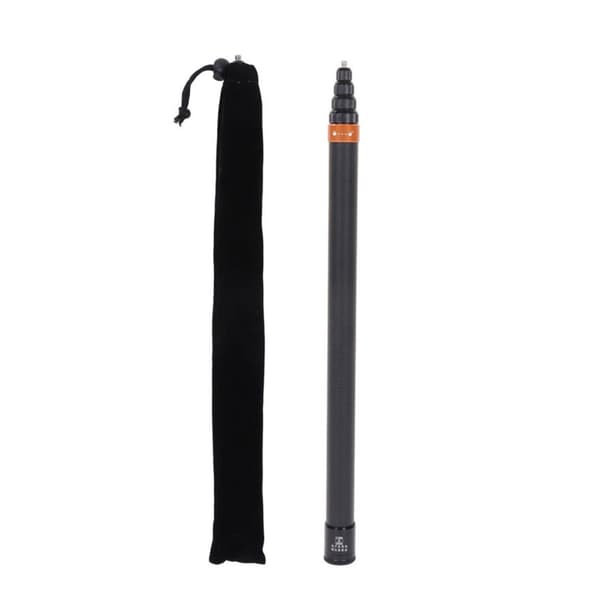 Osynlig Selfiestick för Sportkamera Kolfiber Utdragbar Actionkamera null - 1.5m 7 sections
