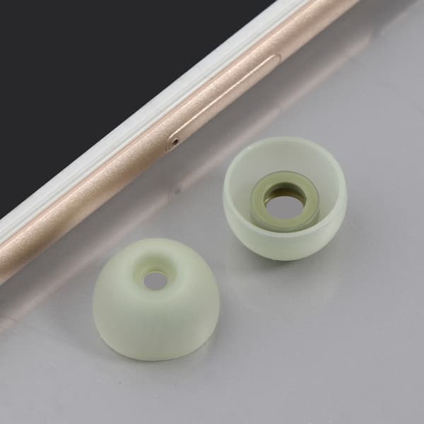 3 Par Erstatningsørepropper Silikon Øreputer Øreplugger for SM-R177 Galaxy Buds2 Green