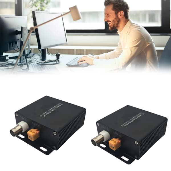 Rask koaksialomformer utvider Ethernet-signal over 500 meter avstand