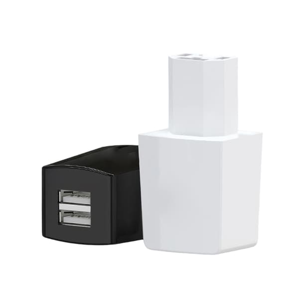 Høyeffektiv 5V USB-ladeadapter USB-ladeenhet for 36V 72V sykkel Black - Single USB