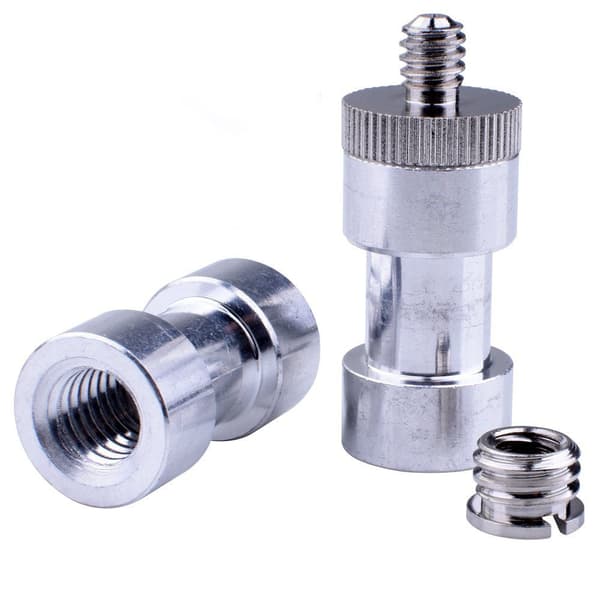 1 sarja 1/4\" 3/8\" metalliruuvisarjoja jalustan kiinnitysadapteri salamavaloteline null - E package