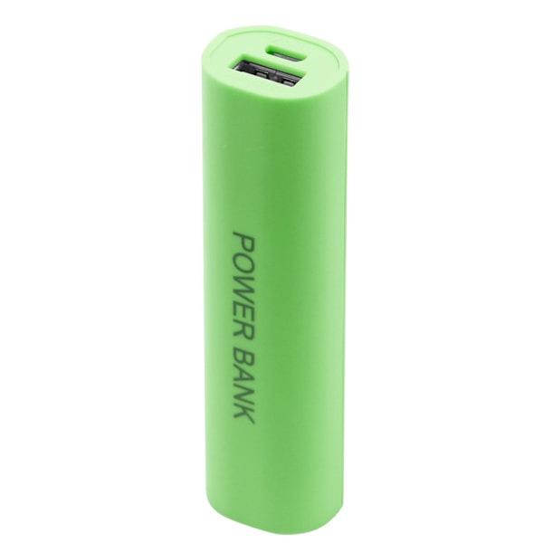 18650 Powerbank Skal Fodral för Power Bank för Mobiltelefoner MP3 MP4 PDA GPS Svetsfri Mobil Strömförsörjning Lättvikt Black