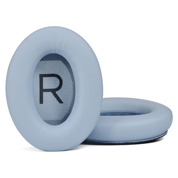 Erstatnings øreputer hodebøyle for QC45 QC35 hodetelefoner øreputer ørepute Blue