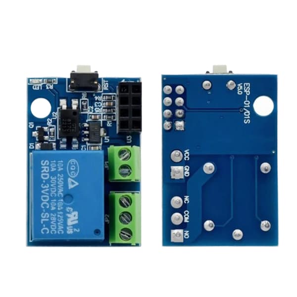 ESP8266 Baseret ESP01S Relæmodul med Androids App Support til IoT Hjemmeautomatiseringssystemer Mobil Enhedsintegration null - ESP 01S