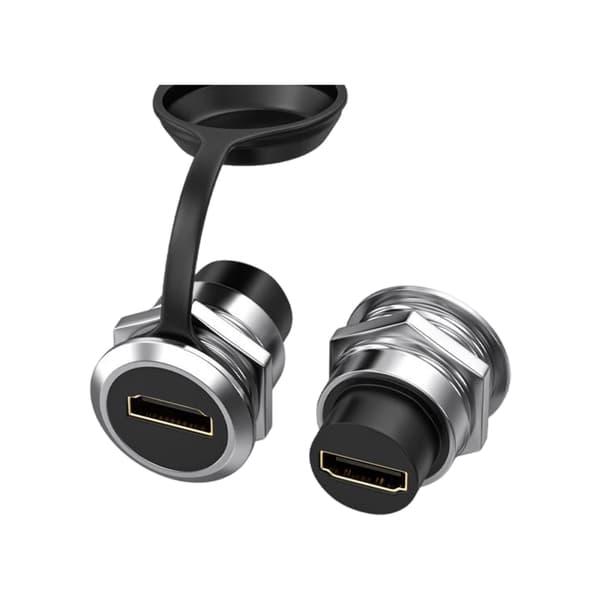 To USB3.0 runde hun-panelmonteringsadaptere kompakte til faste positioner null - HDMI2.0 4K