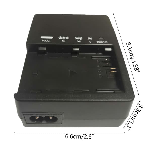 LC-E6E LC-E6 oplader til LP-E6 LP-E6N batteri til 5D2 5D3 60D 7D 70D Only charger