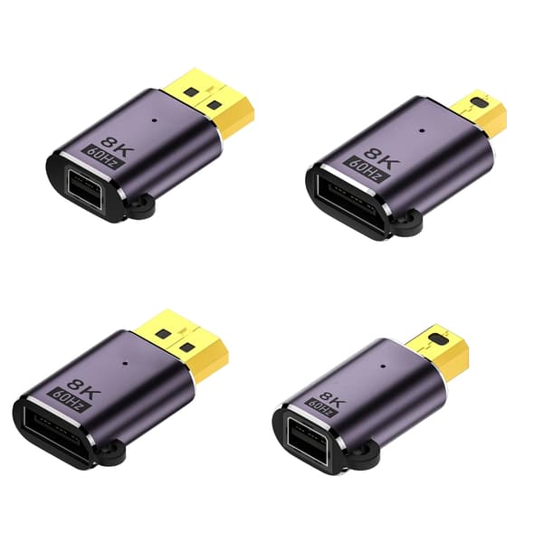 Mini Adapter Han til Hun Konvertere DP1.4 null - Mini DP M to DP F