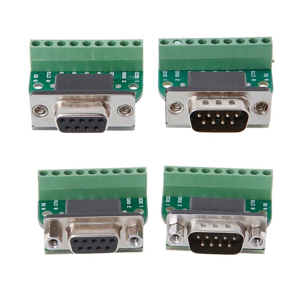 DB9 Han/Hun D-SUB Adapterplade Stik RS232 Seriel Til Terminalkort Sig Mal e