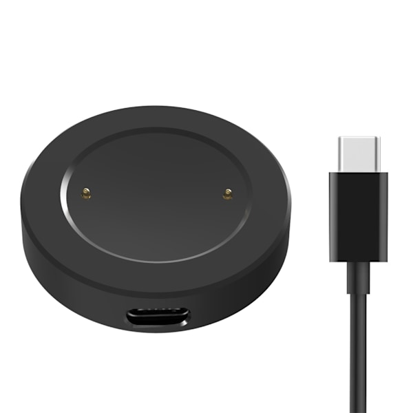 Magnetisk Laddadapter för Watch 4/GS3 Snabbladdningskabel Smartwatch Station Black - Split