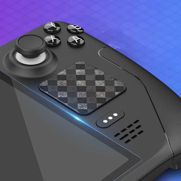 Anti-repor Tempered Glass Film Host Button Touchpad Sticker för Steam Deck