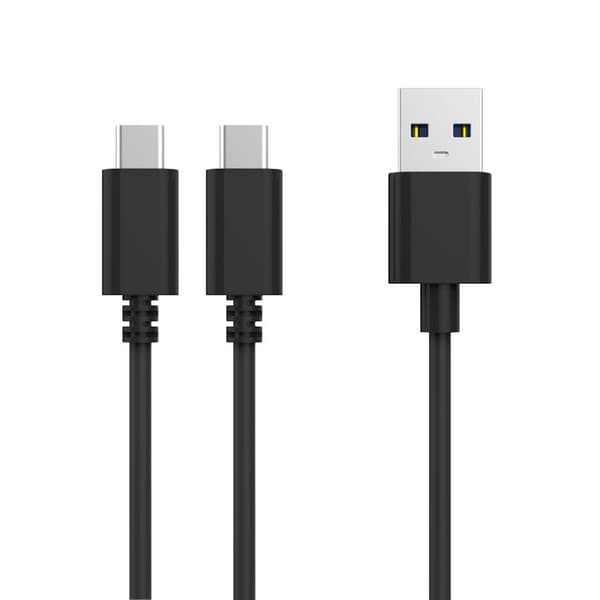 for 3m 2 i 1 Type-C USB Hurtigladekabel for Kontroller Switch Telefon