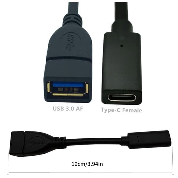USB C till USB-adapter för snabb dataöverföring Typ C OTG-kabel Laptop USB-adapter