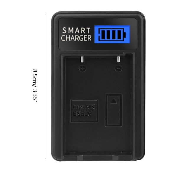 EN-EL5 Batteriladdare för 3700 4200 P5100 P520 P6000 5200 5900 P510