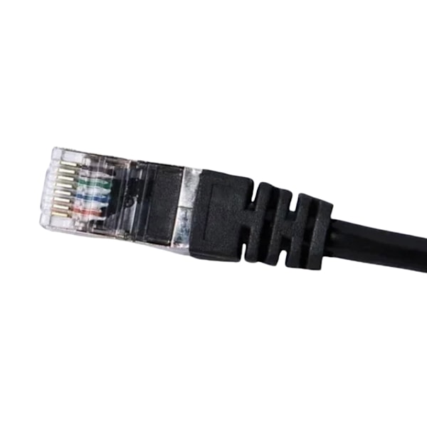 RJ45 Nätverksdelare Extender Adapter 1 till 4 Port Ethernet Kabelkontakt