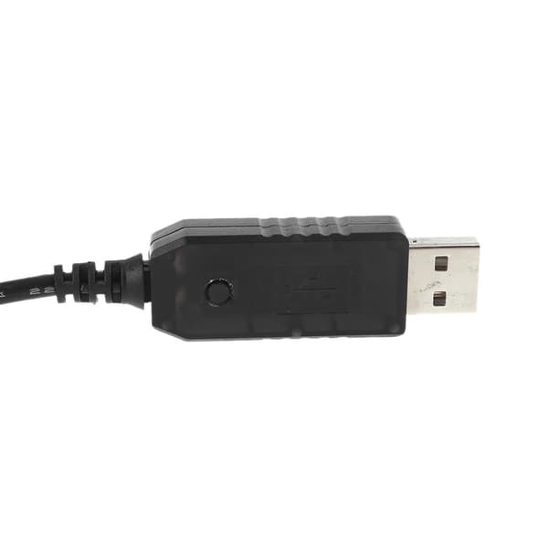 QC3.0 USB til 5V-12V justerbart spænding 5.5x2.1mm strømkabel til WiFi Router LED