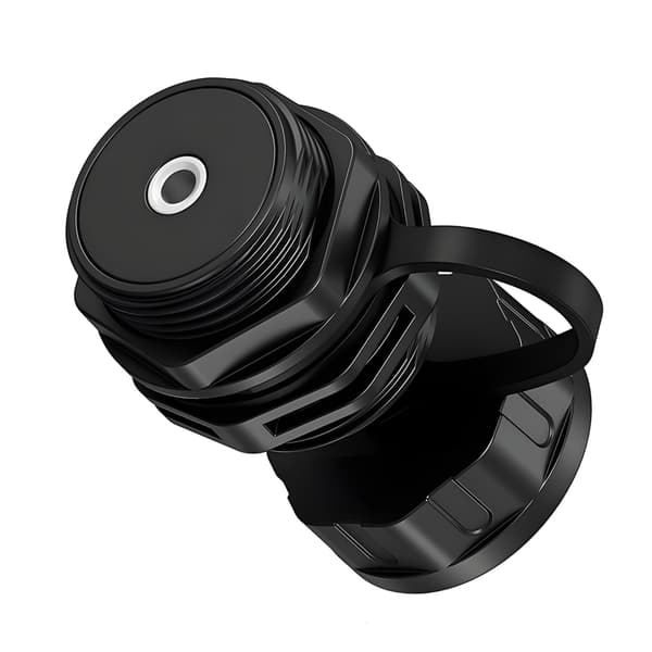 Pladsbesparende 3,5 mm 1/8\" panelstik med vandtæt dæksel til flere enheder 1pc