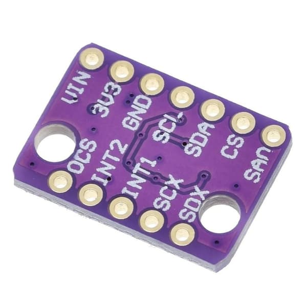 Lavt strømforbrug 6-akset gyroskop-accelerometer BMI160-modul til bærbar elektronik null - 3 sets