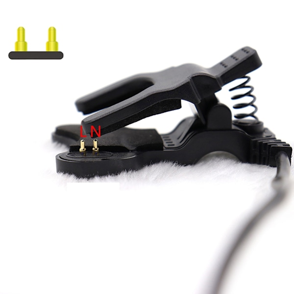 Ersättnings USB-laddare Laddningskabelklämmor för TW64 68 för Smart Band Kabeladapter för Smart Watch Laddningstillbehör 2P C2 3MM