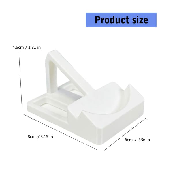 Muse Display Rack Ergonomisk Museholder Til Kontorer Udstillinger Og Butikker Let At Samle White