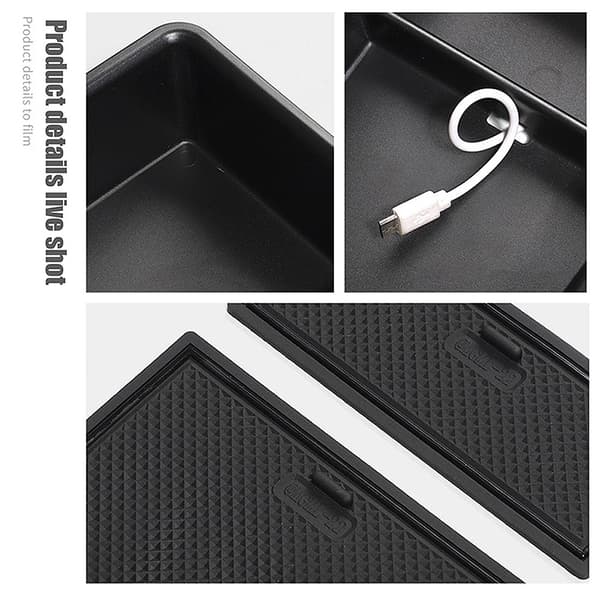 Innvendig Dashbord Midtkonsoll Armlene Beholder Oppbevaringsboks for MG4 EV2022-2024