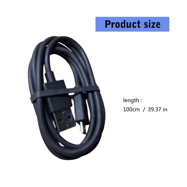 1m USB til MicroUSB-kabel for Paperwhite2/3/3 eLesere