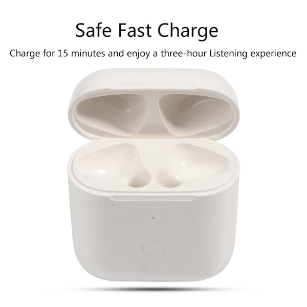 Ersättnings Trådlös Laddningsbox Med LED-Indikatorlampa För AirPods 1/2