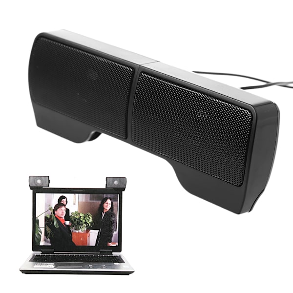 Trådlösa Mini USB-drivna Högtalare för Laptop PC MP3-anslutning Multimedia Högtalare Justerbar Volym Minihögtalare
