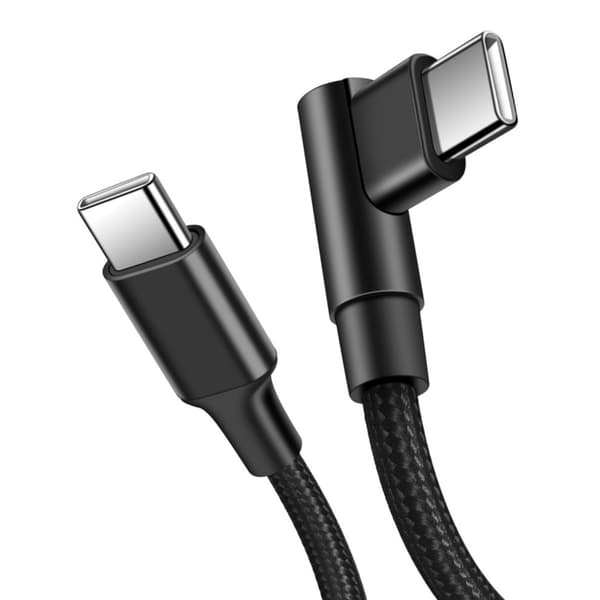 Hurtig Type C Opladerkabel PD60W Kompatibel til Smartphone Tablets Laptop Red 25cm