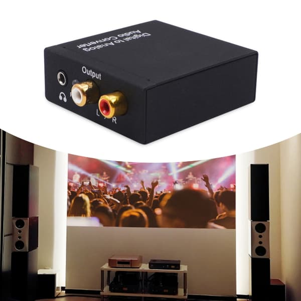 Holdbar 192kHz Digital til Analog Lydkonvertere For TV Bluray Datamaskiner