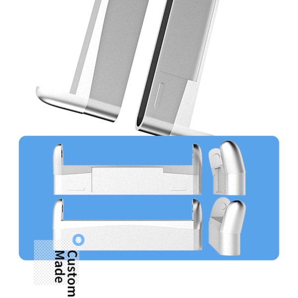 Til Fitbit Versa3/Sense Remforbindelse Urrem Metal Link Adapter Armbånd Silver