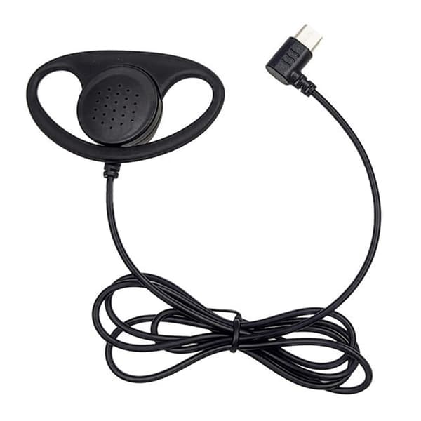 USB C Enkeltsidig Mono Øretelefon Mono Kablet Headset Enkeltsidig Ørepropp null - Straight plug