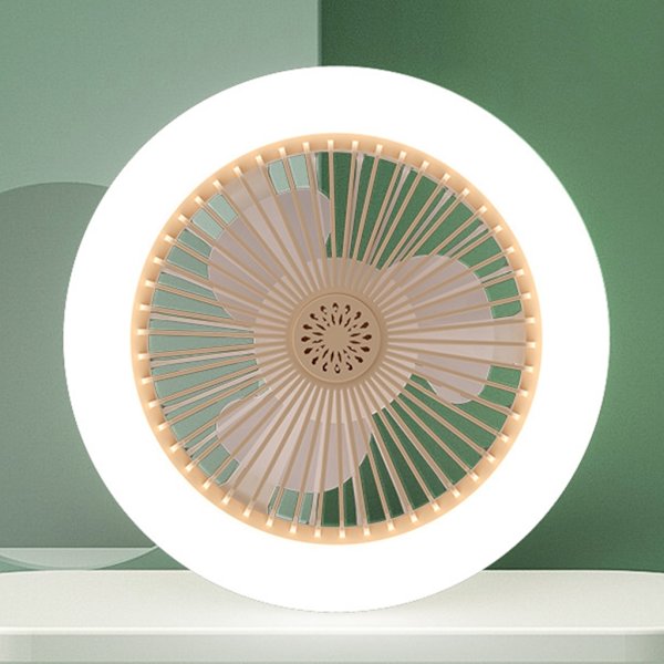 30W LED Loftlampe med Ventilator E27 Multifunktionel Tre Arbejdsindstillinger Ventilatorlampe med Aromaterapi Tabletter Grey
