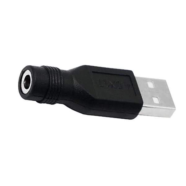 Bærbar USB Han til DC Hun Adapter USB DC 5V Stik Oplader Jack null - 3.5x1.35mm