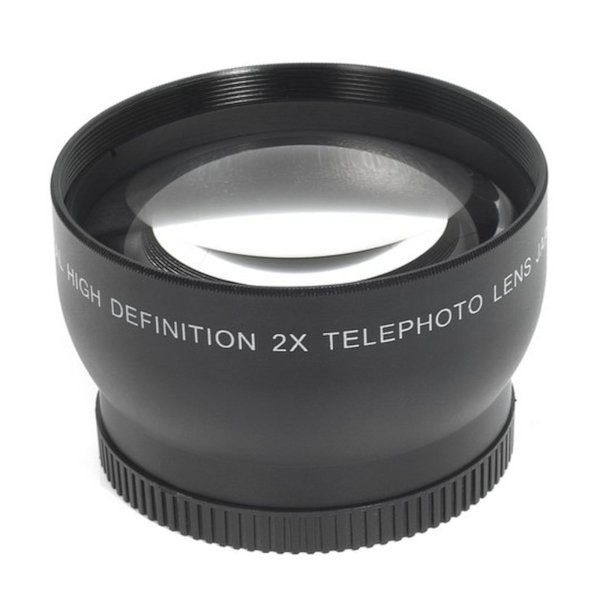 Professionell 2.0x High-Definition Makroobjektiv 52mm Telekonverter Teleobjektiv