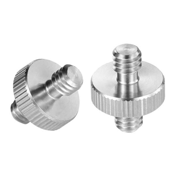 5 stycken 1/4\" hane till 1/4\" hane gängade skruvadapter Kamerastativskruvar Konverteringskit för kamerabur/axelrigg/LED-panel
