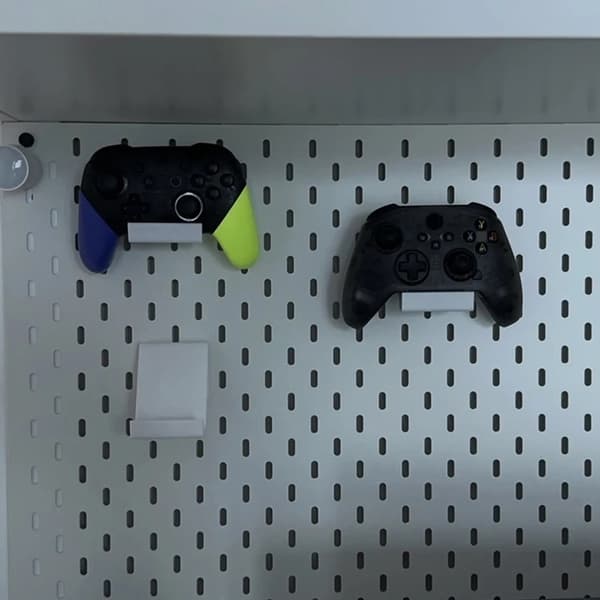Pladsbesparende Controllerophæng Plast Controllerholder Gamingudstyr Krog Enkel Controllerkrog Velegnet til SKAD Black