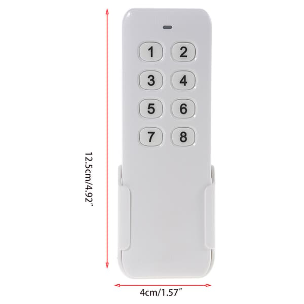 433Mhz Universal DC 3V Digital Trådløs RF Fjernkontroll Sender for Sw null - 8 keys