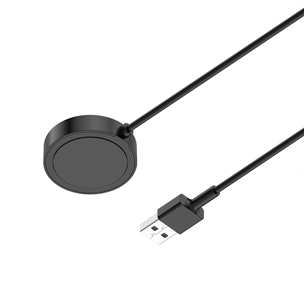 Laddningskabel Docka Strömadapter Sladd Laddare för Haylou-RS3 LS04 Black