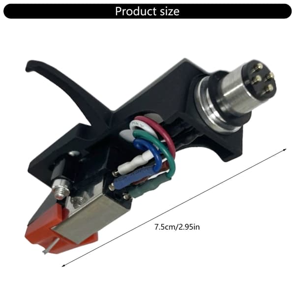 MM Magnetisk Phono Pickup Nål Headshell Letvægts Forbedrer Afspilninger