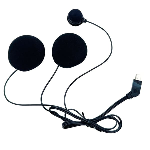 10-stifts hjälmheadset med omkopplingsbar sladdmikrofon, för alla helhjälmar/modulära hjälmheadset för FDC VB/T-COMVB