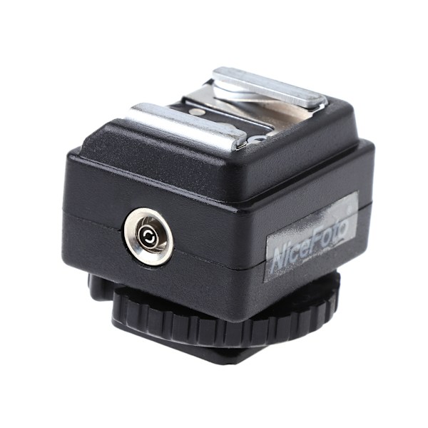 C-N2 Hot Shoe-omvandlare PC-synkkabel för Nikon-blixt till kamera