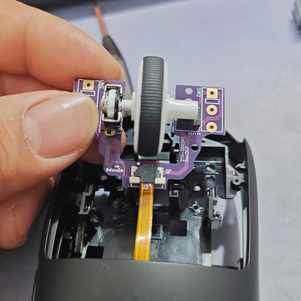 Muse Sideknapp Tastatur Kabel Kretskort Fleksibel Kabel for GPW GPX GPX2 GPRO WIRELESS Without microswitch