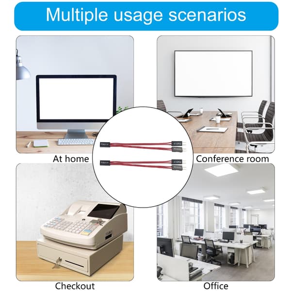 Stationär Dator PC Strömknapp Brytare Mekanisk Tangent Extern Stationär Dator PC Strömknappar Knapp 2