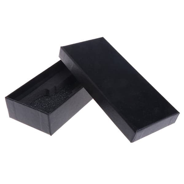 Klockbox Exklusiv Europeisk Rektangulär Klockdisplaybox för Män Mekanisk Klockförvaringsbox Klockpresentförpackning Black