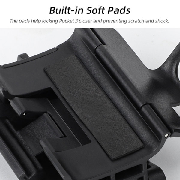 Justerbar Magnetisk Monteringsbas Stabil Magnetisk Stöd Passar för Pocket3