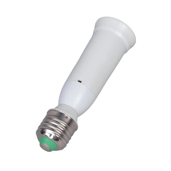 2 STK E27 Lampefatningsforlænger E27 Lysfatning Egnet til LED-pærer 65mm