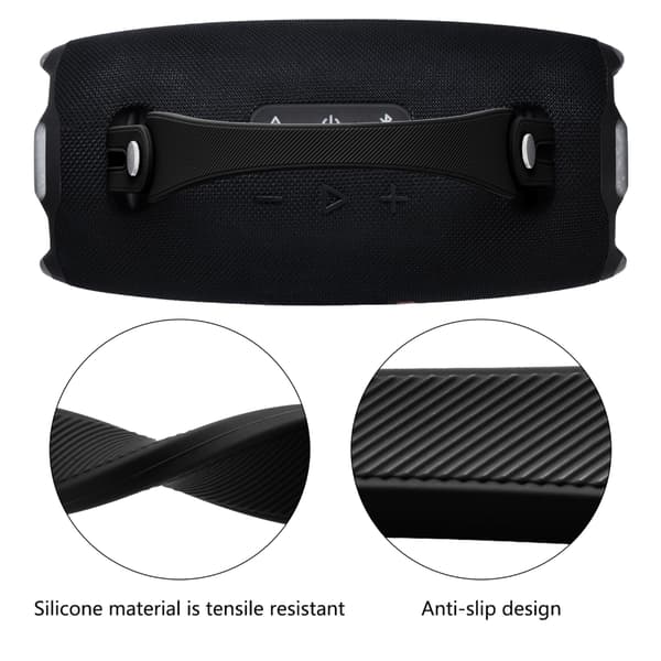 Bluetooth-kompatibla högtalarbärremmar för Xtreme 4/3/2 högtalarrem Black