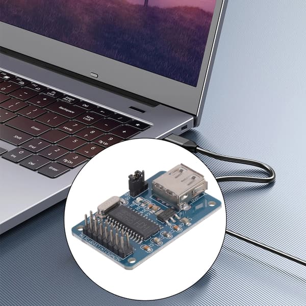 USB-värdkontroller med låg strömförbrukning, U-disk läsmodul, LED-indikatorer 1pc